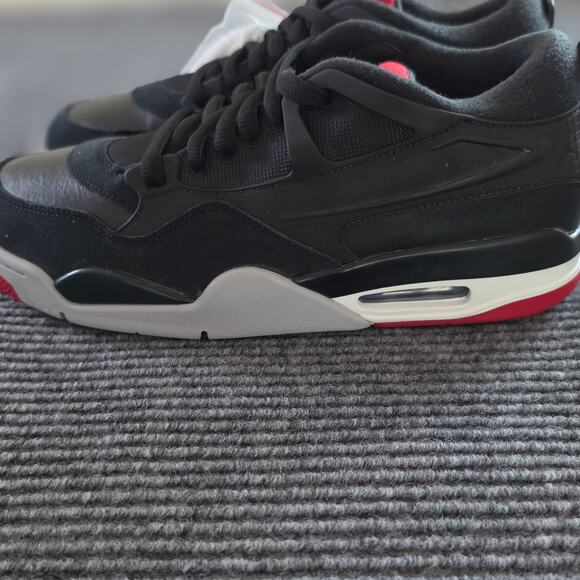 Air Jordan 4RM Men\'s Size 11 Sneakers Black/Wolf Gray/White/Varsity Red main image 7